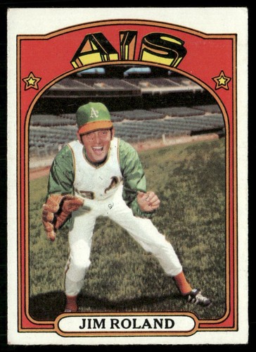 Jim roland 1972 - jim, topps